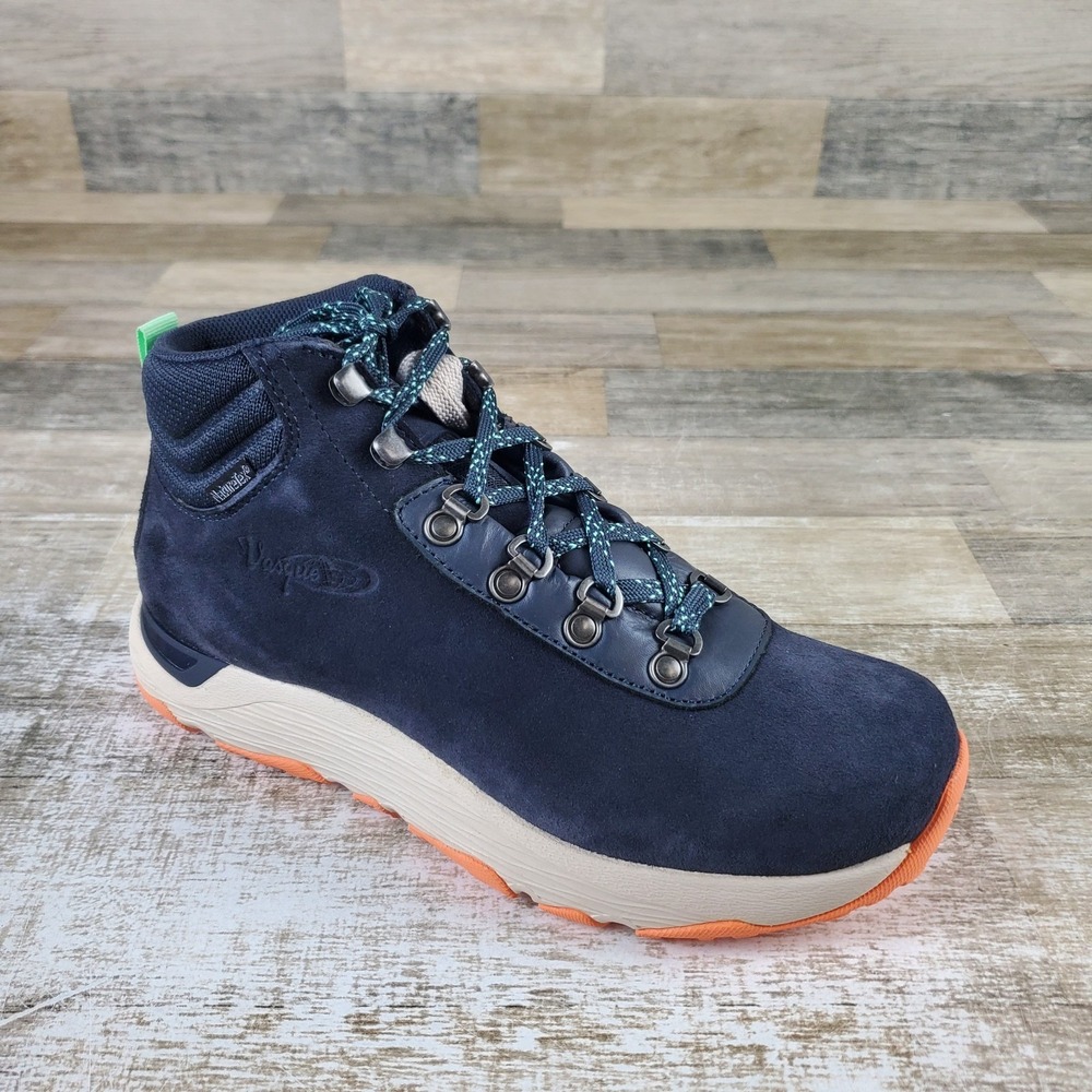 Vasque Sunsetter NTX Womens Hiking Shoes Sz 9.5 India Ink Suede Lace Up Mid‎ Top